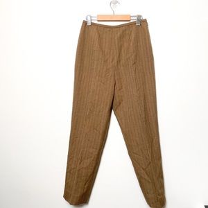 Vintage High Waist Pleated Trousers